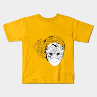 Venetian carnival mask Kids T-Shirt